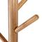 Honey Can Do Black & Natural Wood Modern Freestanding Coat Tree Stand
